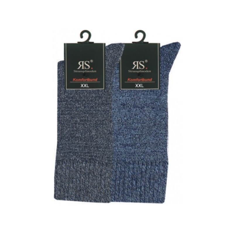 Pánské bavlněné nadměrné froté ponožky RS Mix farieb 47-50 2 páry 26787997