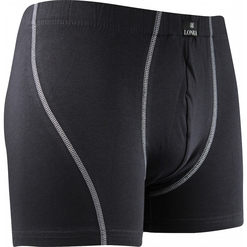 KAMIL pánske elastické boxerky Lonka Tm. sivá L 1 kus 26788005