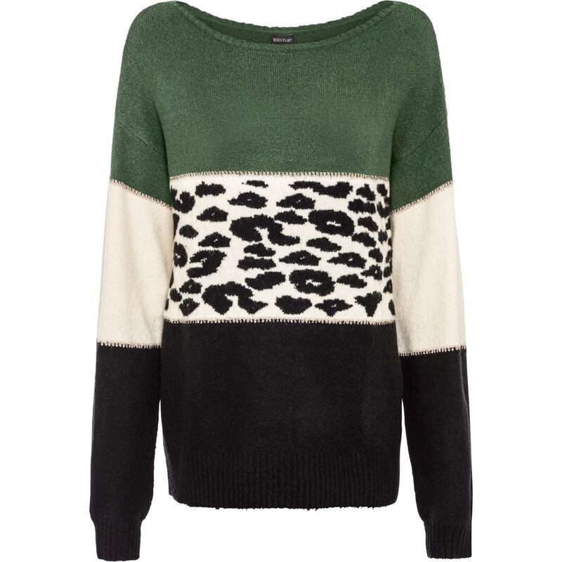 bonprix Oversize-pulóver, farba čierna 44790401