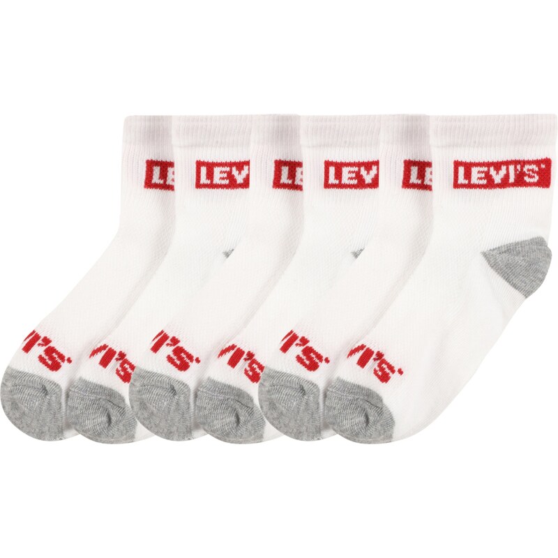 Levis Kids Ponožky sivá / červená / biela 62780383
