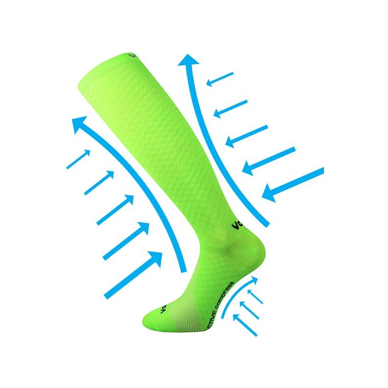 LITHE kompresné podkolienky VoXX Zelená 35-38 1 pár 26458896