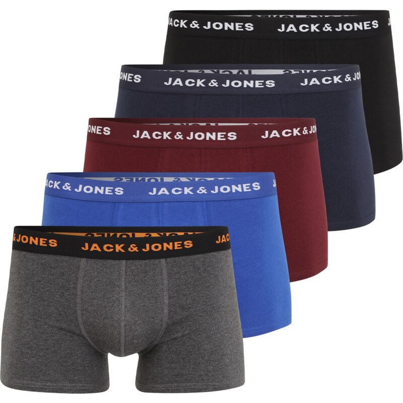 JACK & JONES Boxerky JACBlack Friday námornícka modrá / tmavosivá / 26597647