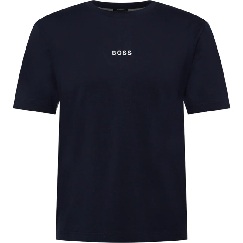 BOSS Tričko Chup námornícka modrá / svetlooranžová / biela 37415630