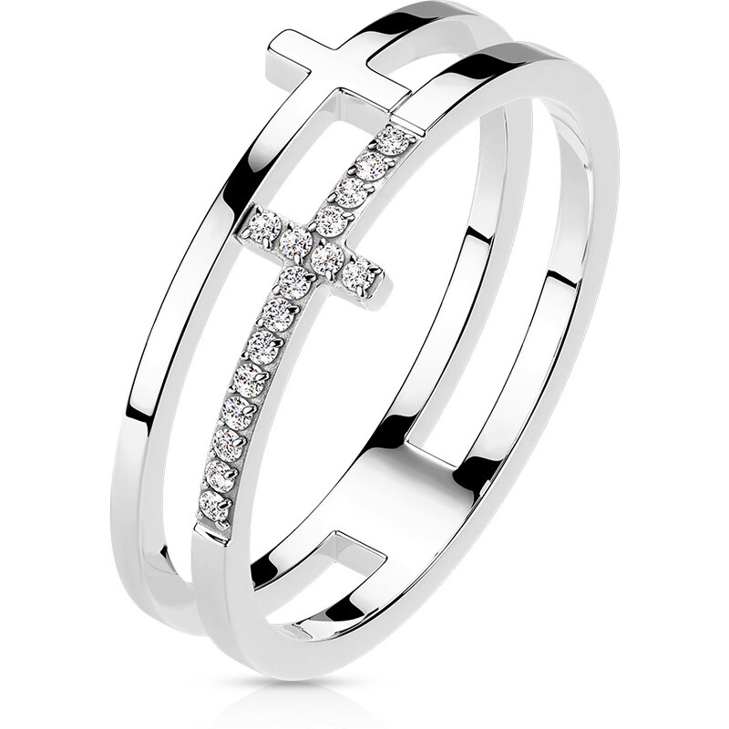 Dámsky prsteň z chirurgickej ocele JAZLYN 26852299