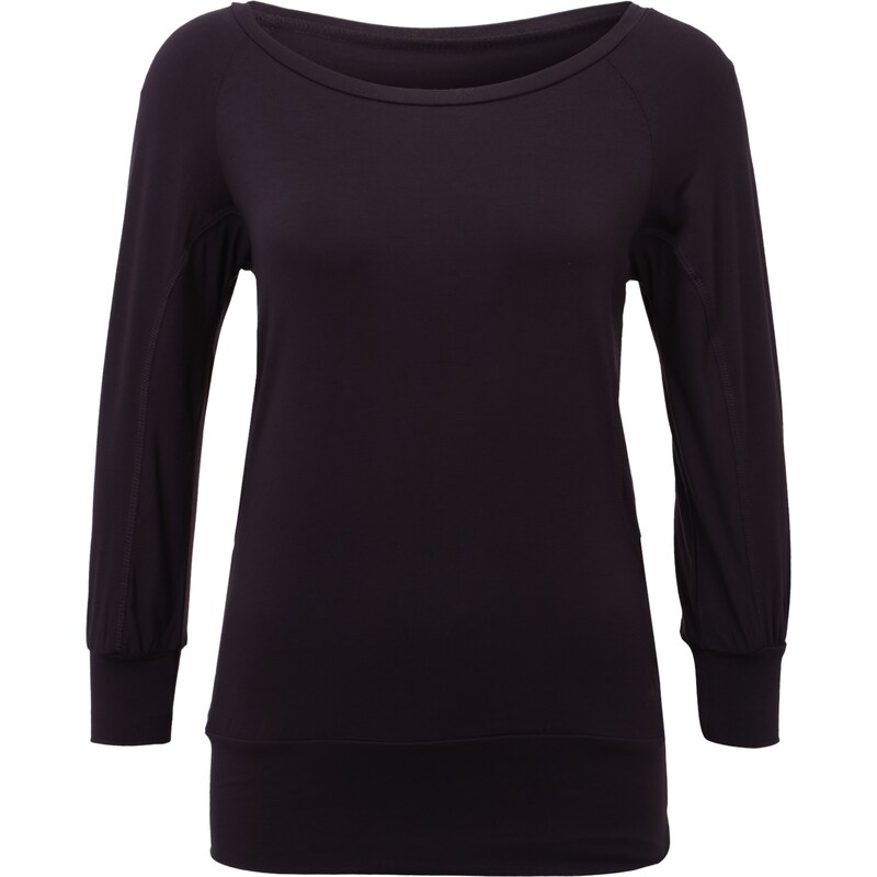 CURARE Yogawear Funkčné tričko Flow baklažánová 67694148