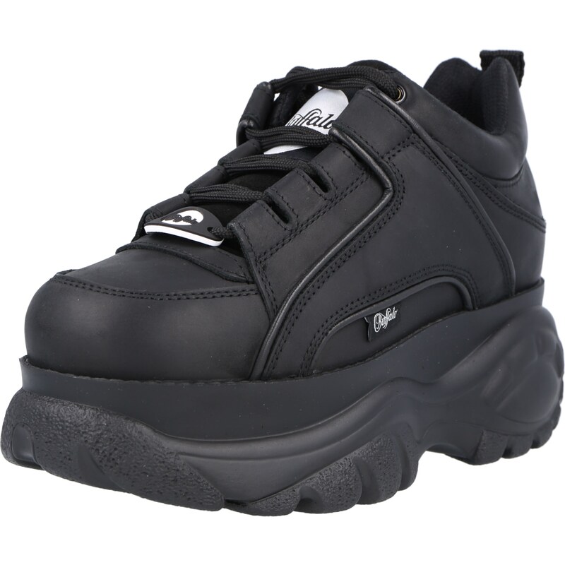 BUFFALO Nízke tenisky čierna / biela 27048185