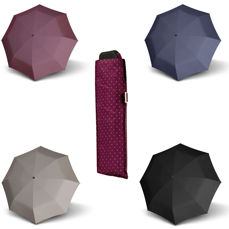 Doppler Mini Slim Carbonsteel CHIC - dámsky plochý skladací dáždnik ...