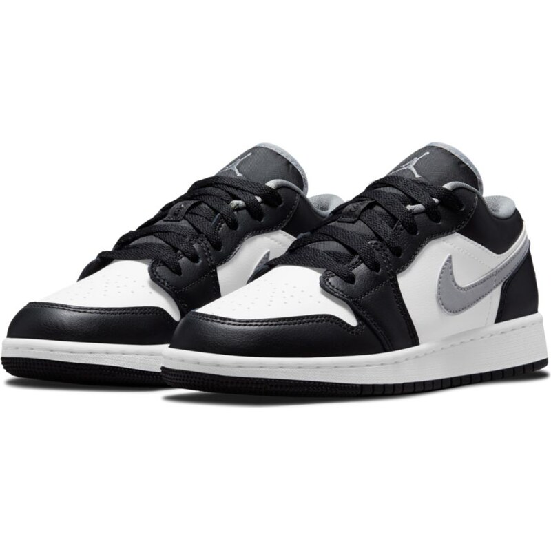 Air Jordan 1 Low Black Medium Grey (GS) - Detské - Tenisky Jordan - 66675089