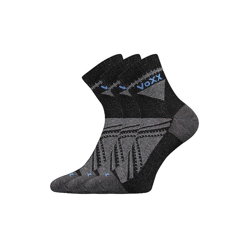REXON 01 športové klasické ponožky VoXX Čierna 39-42 3 páry 26788064
