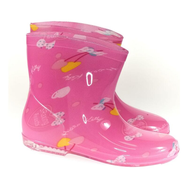 ELU Detské ružové gumáky ANDES 26664092