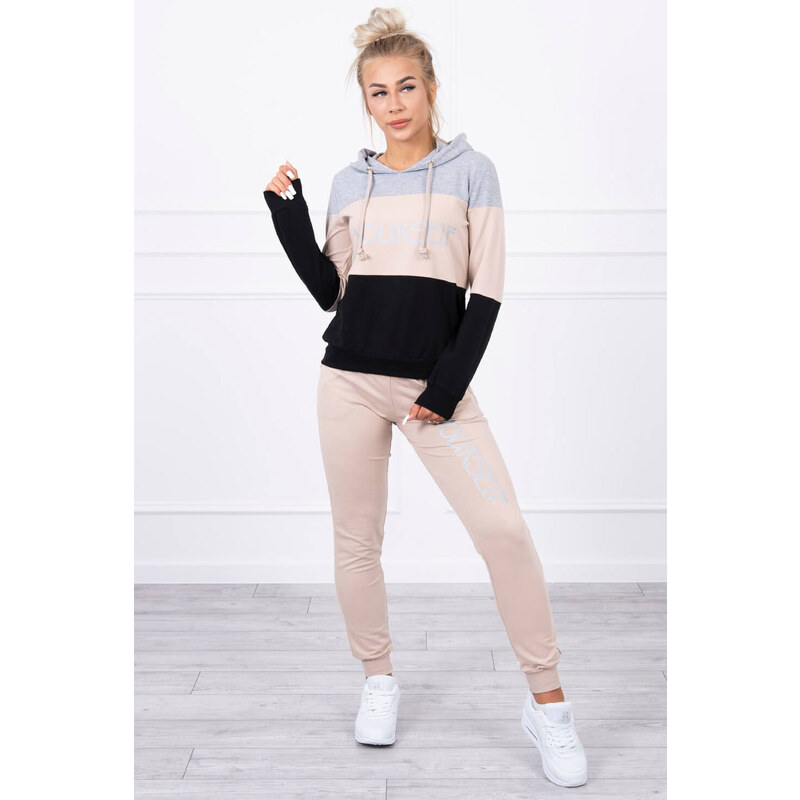 Glara Farebná dámska tepláková súprava 26682357