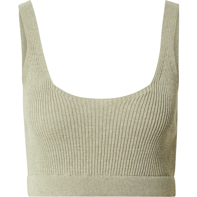 NU-IN Vyšívaný top olivová 54226707