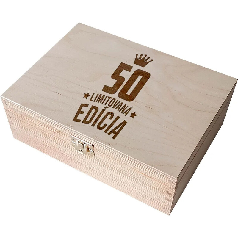 E-shop Garibald 50 rokov Limitovaná edícia - drevený box na čaj s