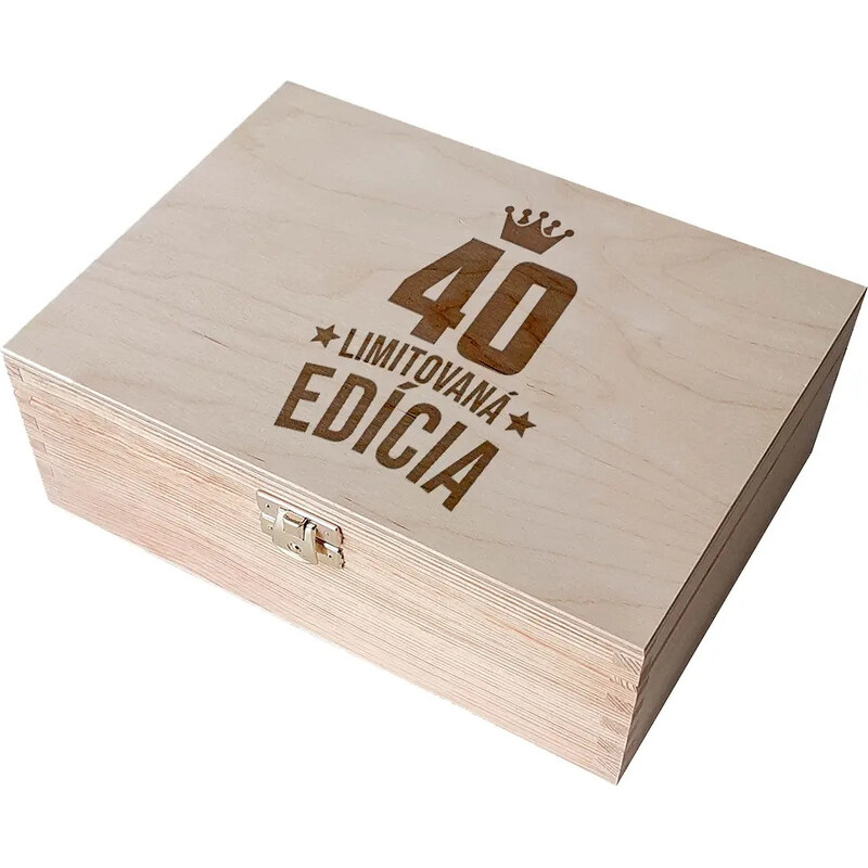 E-shop Garibald 40 rokov Limitovaná edícia - drevený box na čaj s