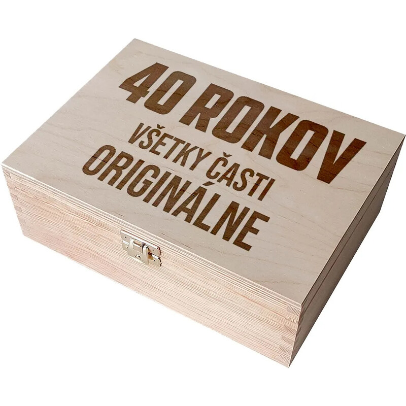 E-shop Garibald 40 rokov - všetky časti originálne - drevený box na čaj