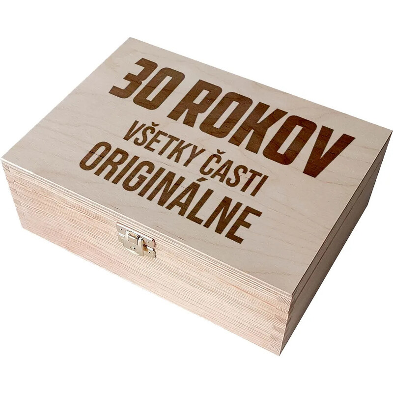 E-shop Garibald 30 rokov - všetky časti originálne - drevený box na čaj