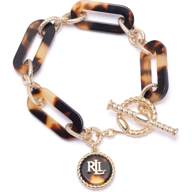 Lauren Ralph Lauren Náramok béžová / hnedá / zlatá 48260973
