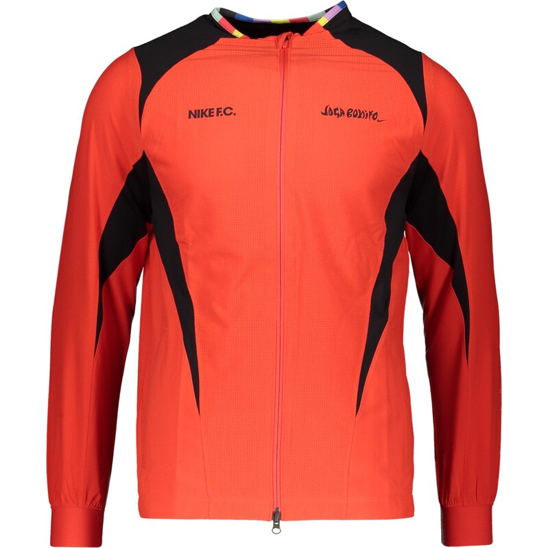 NIKE Tréningová bunda F.C. AWF svetločervená / čierna 67749888