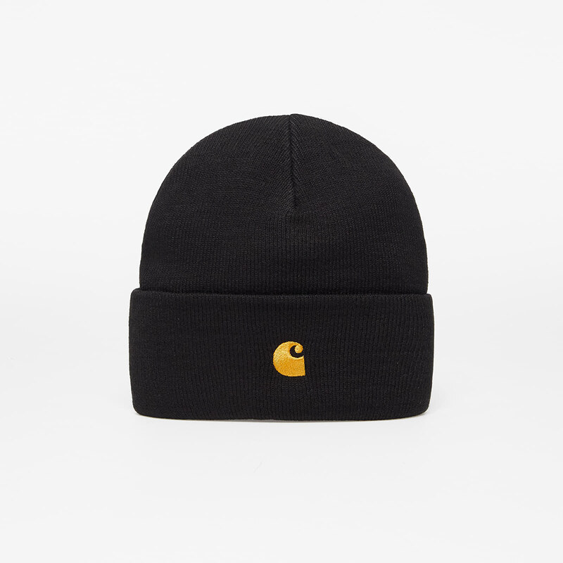 Čiapka Carhartt WIP Chase Beanie Black/ Gold Universal 26768817