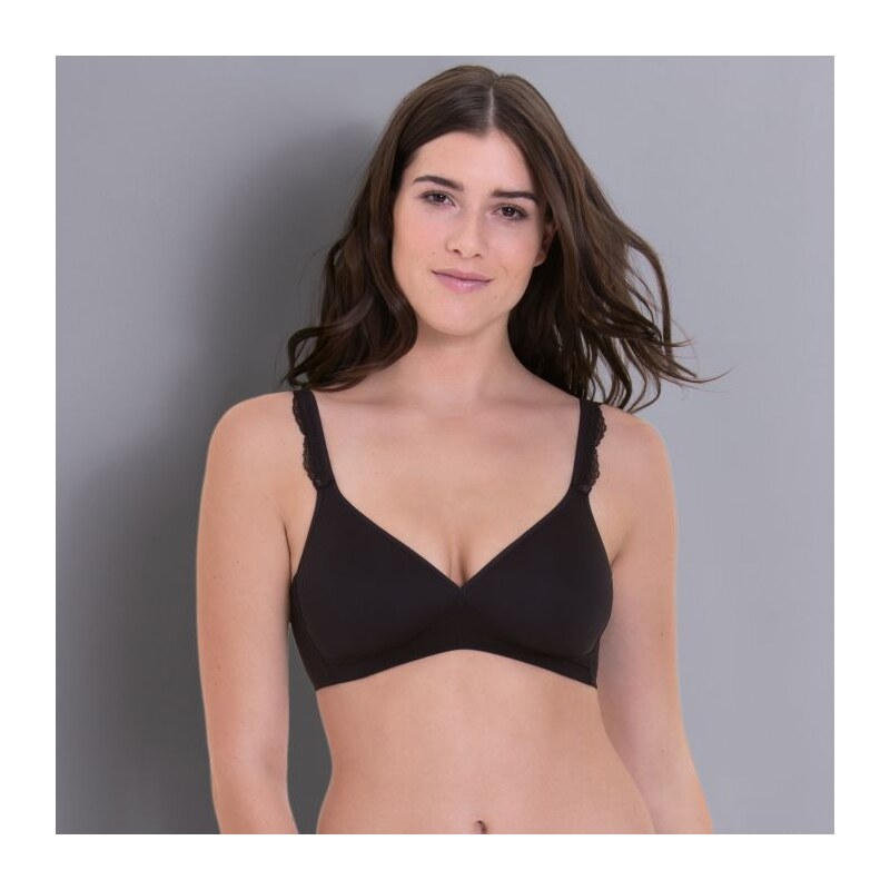 Mäkká podprsenka Selma s kosticami 5631 čierna - RosaFaia 19345822