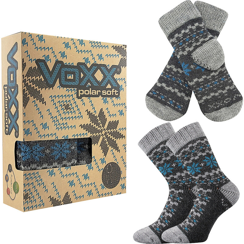 TRONDELAG SET froté extra hrejivé ponožky so striebrom VoXX