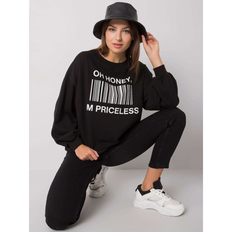 ex moda Sweatshirt-EM-BL-536/1U.84P-black 64787352