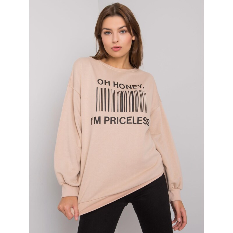 ex moda Sweatshirt-EM-BL-536/1U.84P-beige 64787162