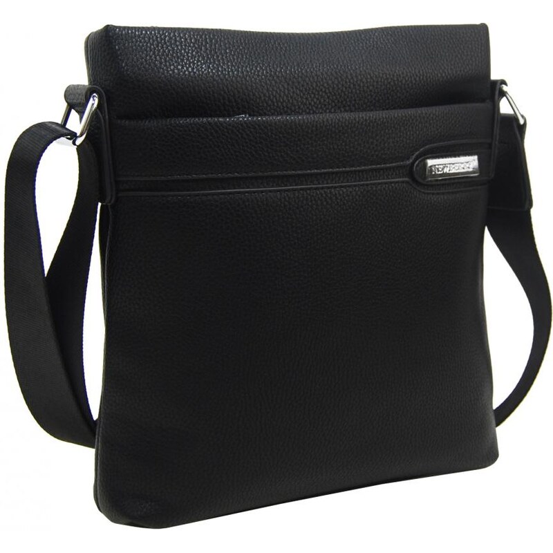 NEW BERRY Pánska crossbody taška – čierna, praktická a štýlová 26832260