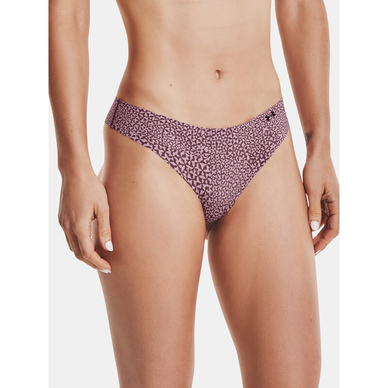 Under Armour Panties PS Thong 3Pack Print-PNK - Womens 67481625