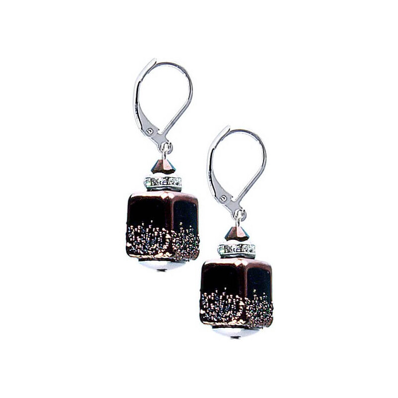 Lampglas Elegantné náušnice Clear Night z perál Lampglas ECU25 66586805