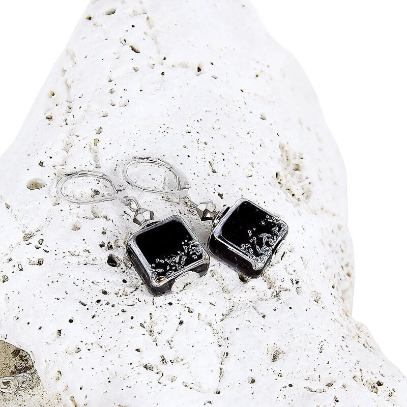 Lampglas Originálne náušnice Night Sky z perál Lampglas ECU12 66581516