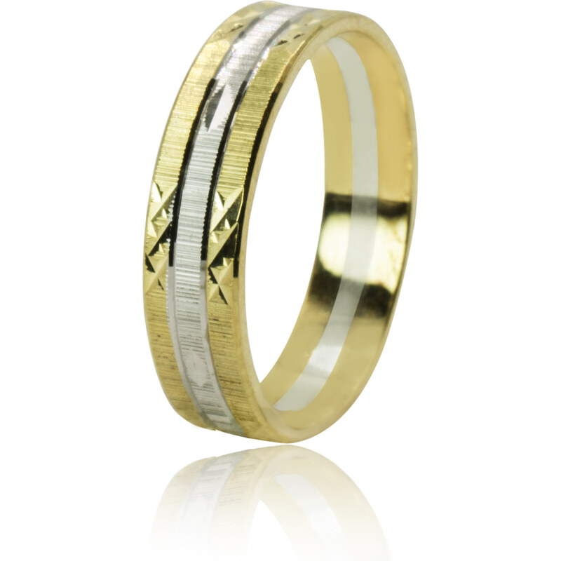 GOLDIE Zlatý prsteň Renate LRG631.AW