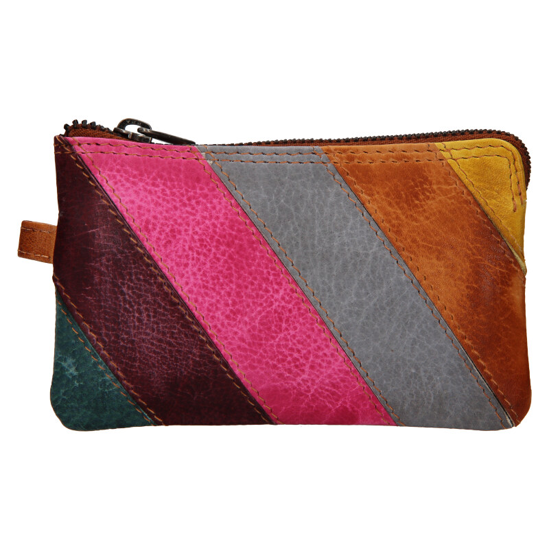 Lagen Kožená kľúčenka 2717-MZ/D caramel multi 47212378