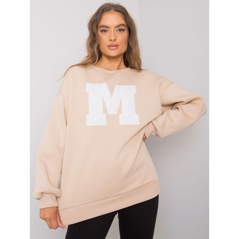 ex moda Sweatshirt-EM-BL-617-1.34X-beige 64791820