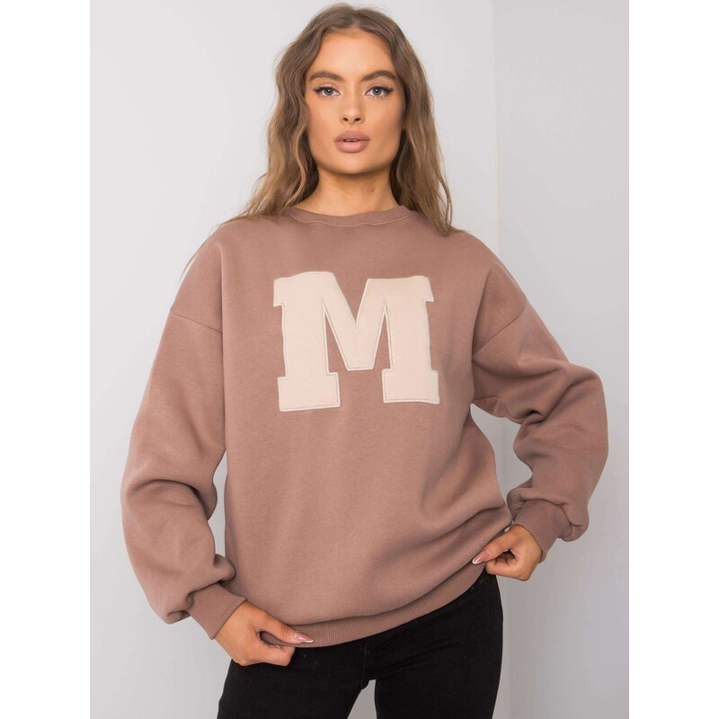 ex moda Sweatshirt-EM-BL-617-1.34X-light brown 64787146