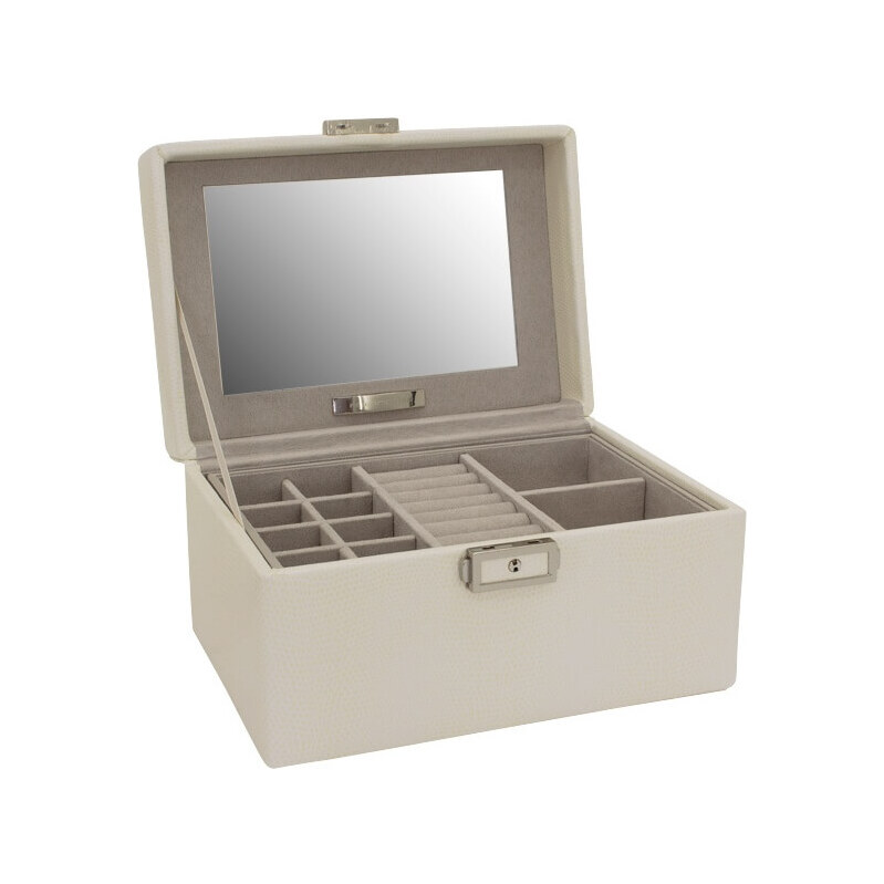 Friedrich Lederwaren Dizajnová krémová šperkovnica Milano 20142-9 66595913