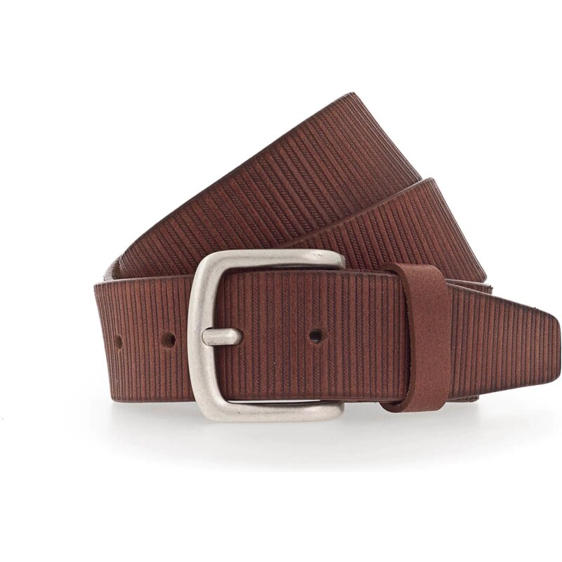 VANZETTI Opasky koňaková / tmavohnedá / strieborná 64907722