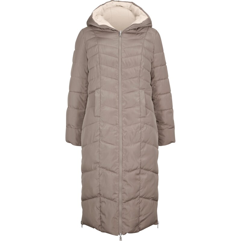 bonprix Prešívaný kabát, obojstranný, farba hnedá 45784337