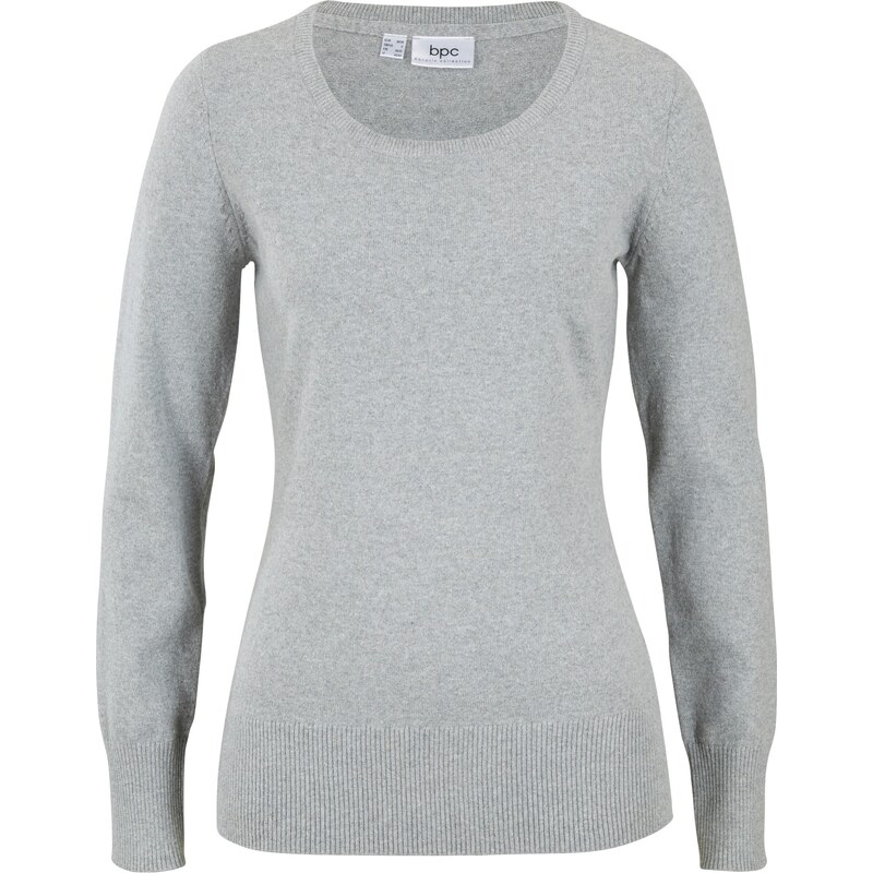 bonprix Jemne pletený pulóver, farba šedá 44736058
