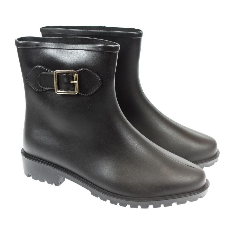 JOHN-C Dámske čierne gumáky HANY 26961049