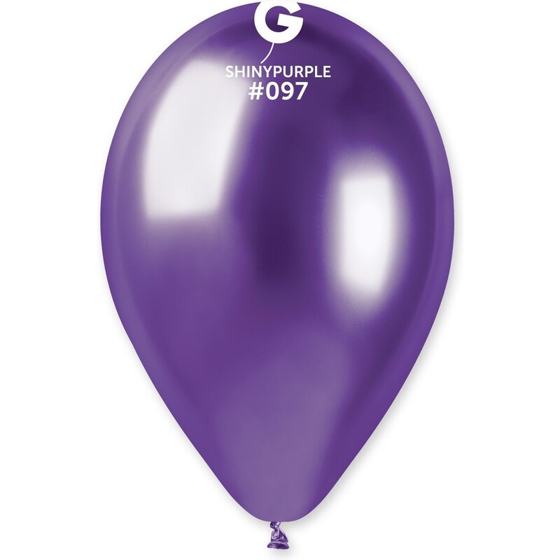 Gemar Sada chrómových balónov - Fialové, 5 ks