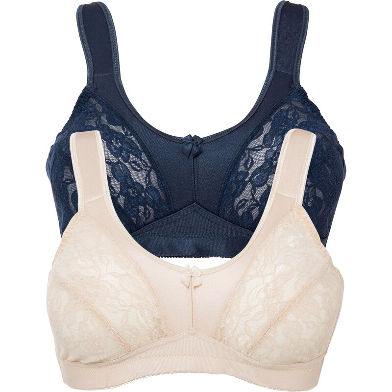 bonprix Odľahčujúca podprsenka bez kostíc s vystuženými ramienkami (2 44731745