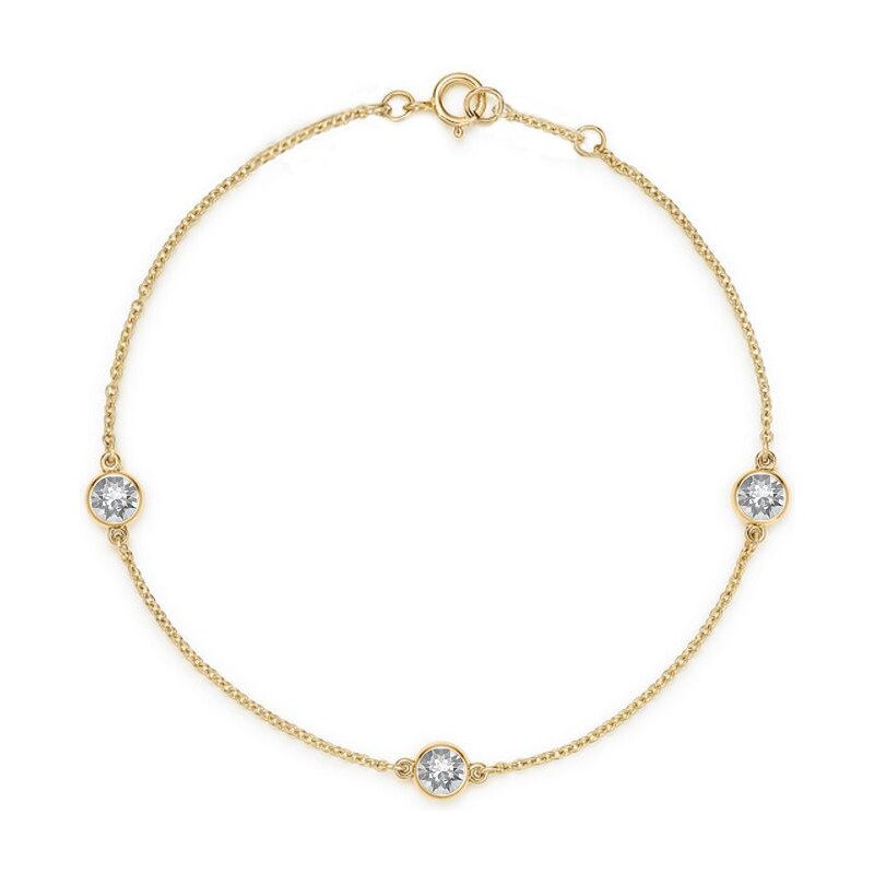 SWAROVSKI Elements Swarovski e. dámsky zlatý náramok z chirurgickej 27000213