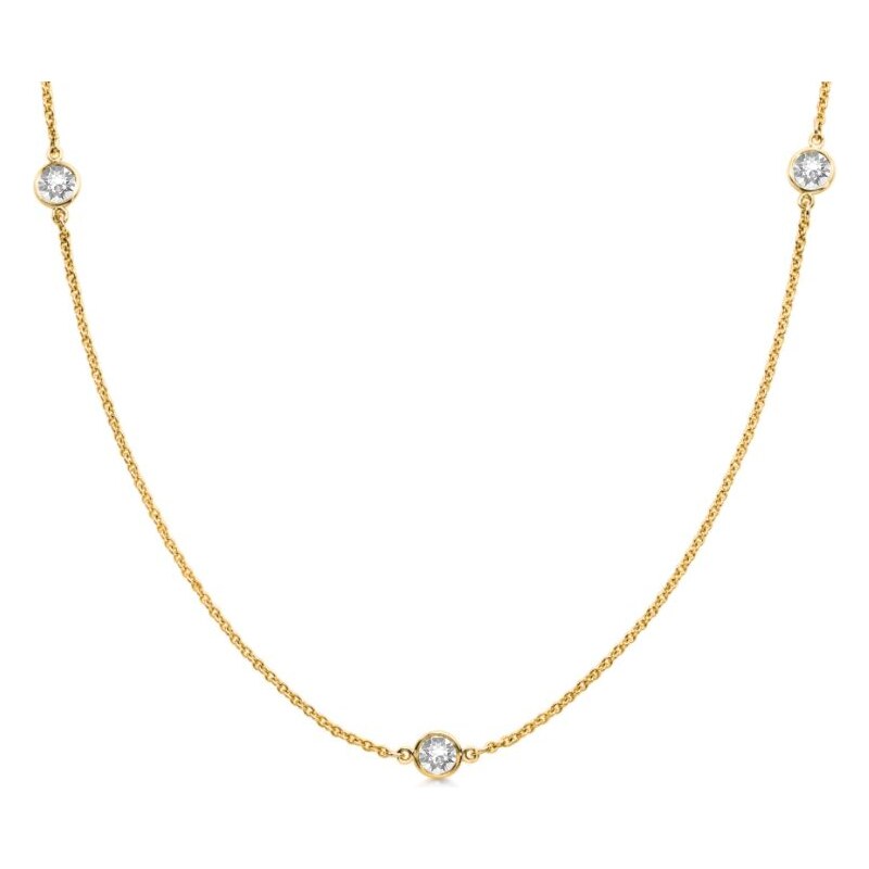 SWAROVSKI Elements Swarovski e. jemný dámsky náhrdelník Pure Lines, 27000202