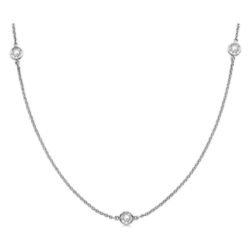 SWAROVSKI Elements Swarovski e. jemný náhrdelník Pure Lines sen6006 27000207