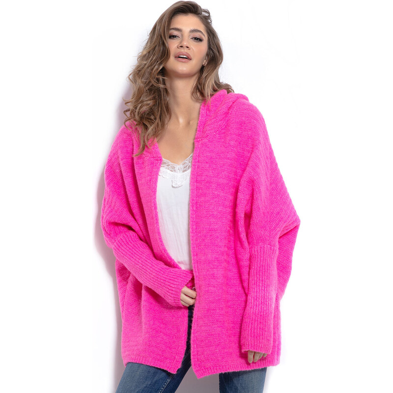 Glara Vlnený kardigan s kapucňou 27009438