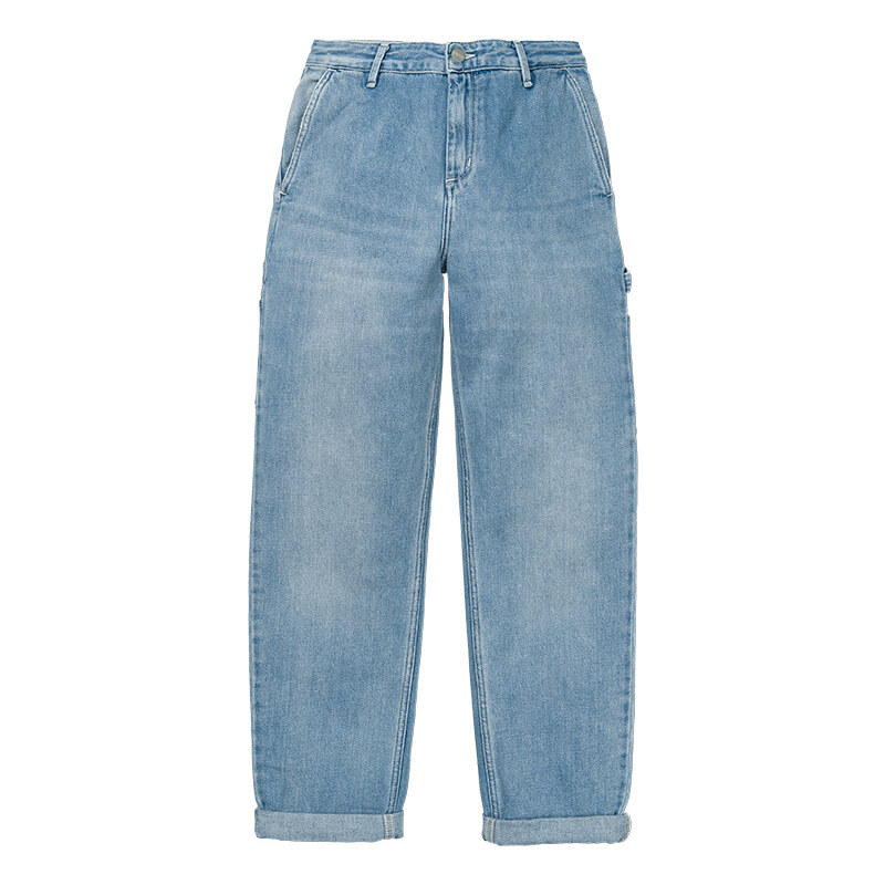 Carhartt WIP W Pierce Pant Blue (Light Stone Washed) 65396113