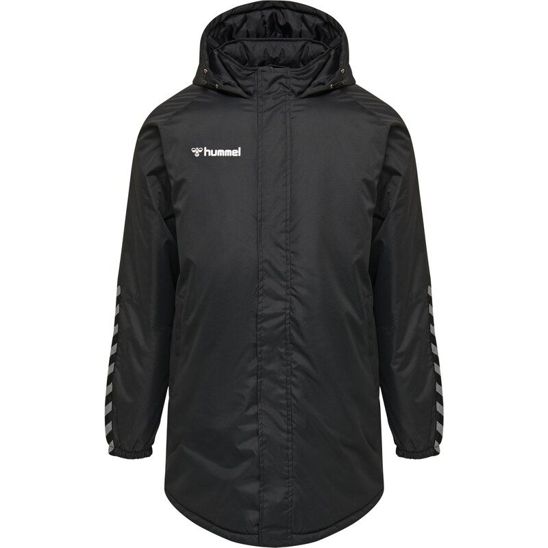 Hummel Športová bunda Authentic sivá melírovaná / čierna / biela 67728215