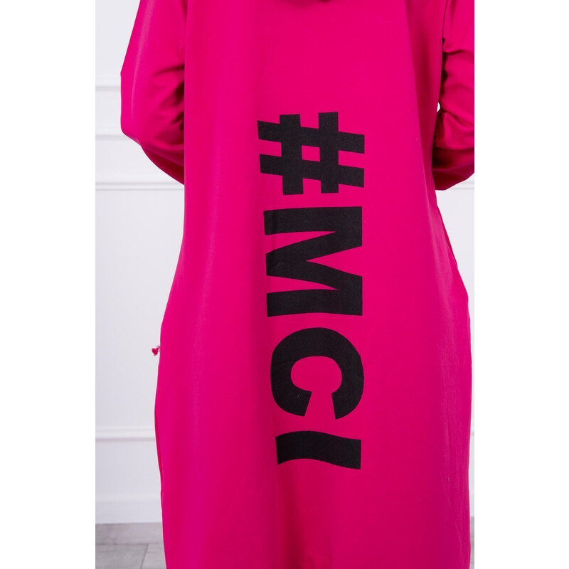 MladaModa Kardigán s kapucňou a s veľkým nápisom #MCI na chrbte 17892868