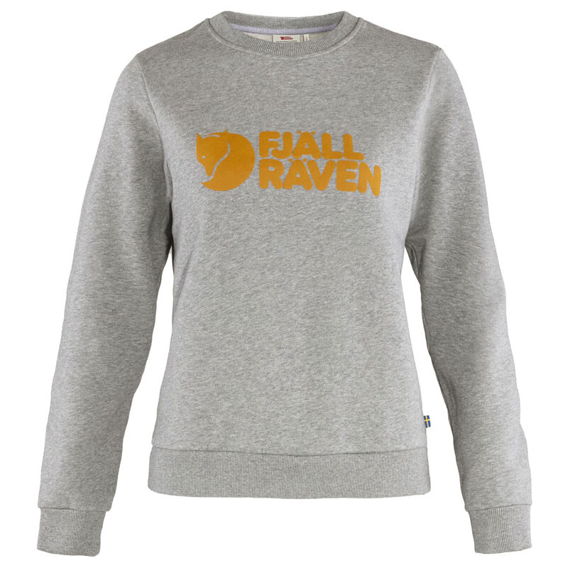 Fjällräven Logo Sweater W Grey Melange 65396117
